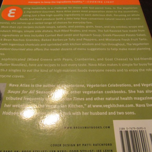 🥕🥦 Wonderful Vintage "Vegetarian 5-Ingredient Gourmet" Cookbook - Picture 5 of 13